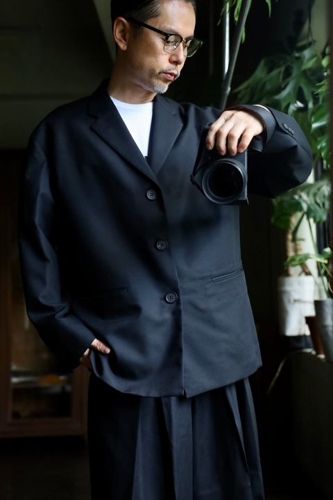 COMME des GARCONS HOMME ウールサージ3Bジャケットスタイル