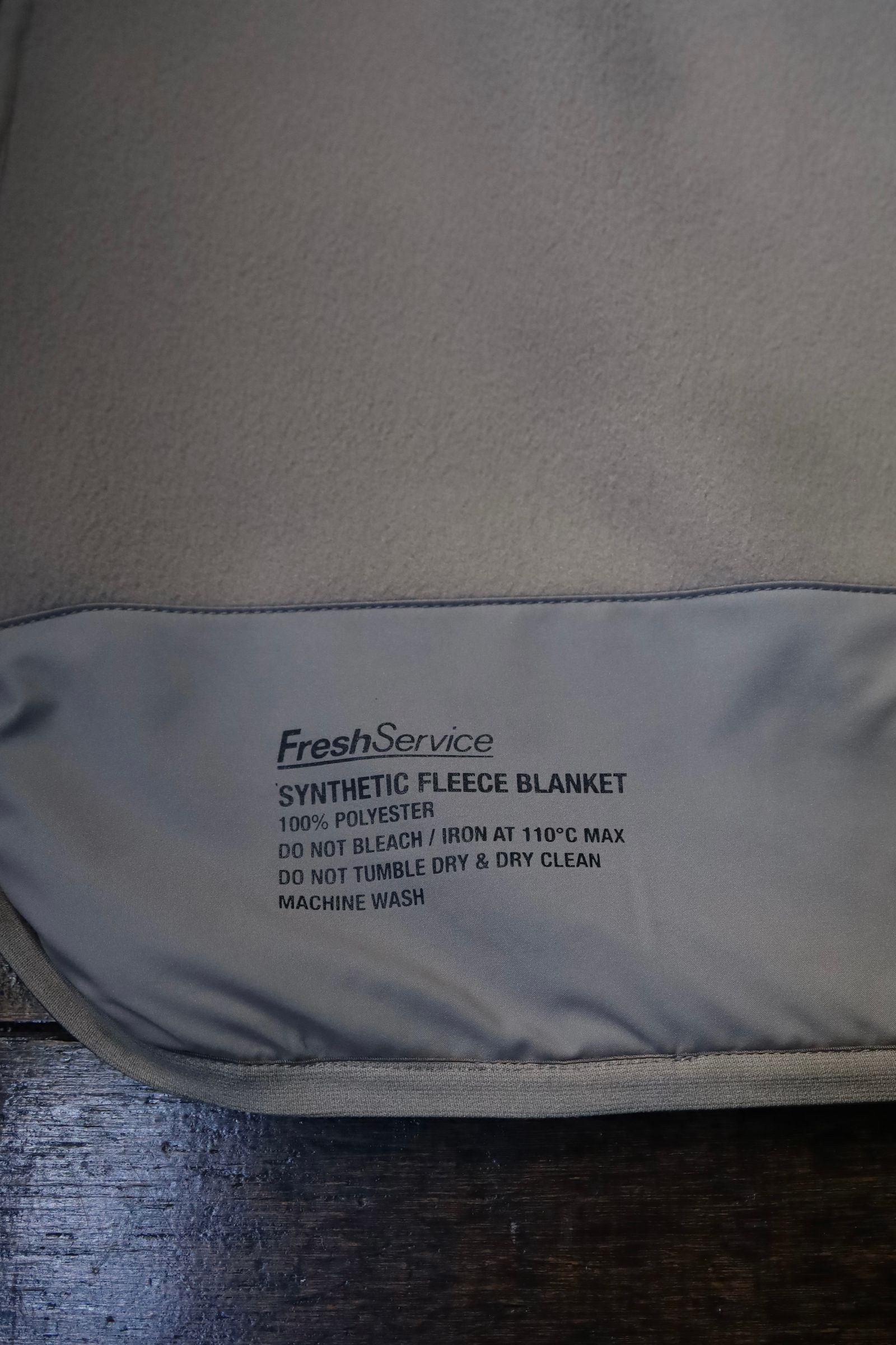 フレッシュサービス SYNTHETIC FLEECE BLANKET(FSP243-90203)BEIGE☆10月5日(土)発売！