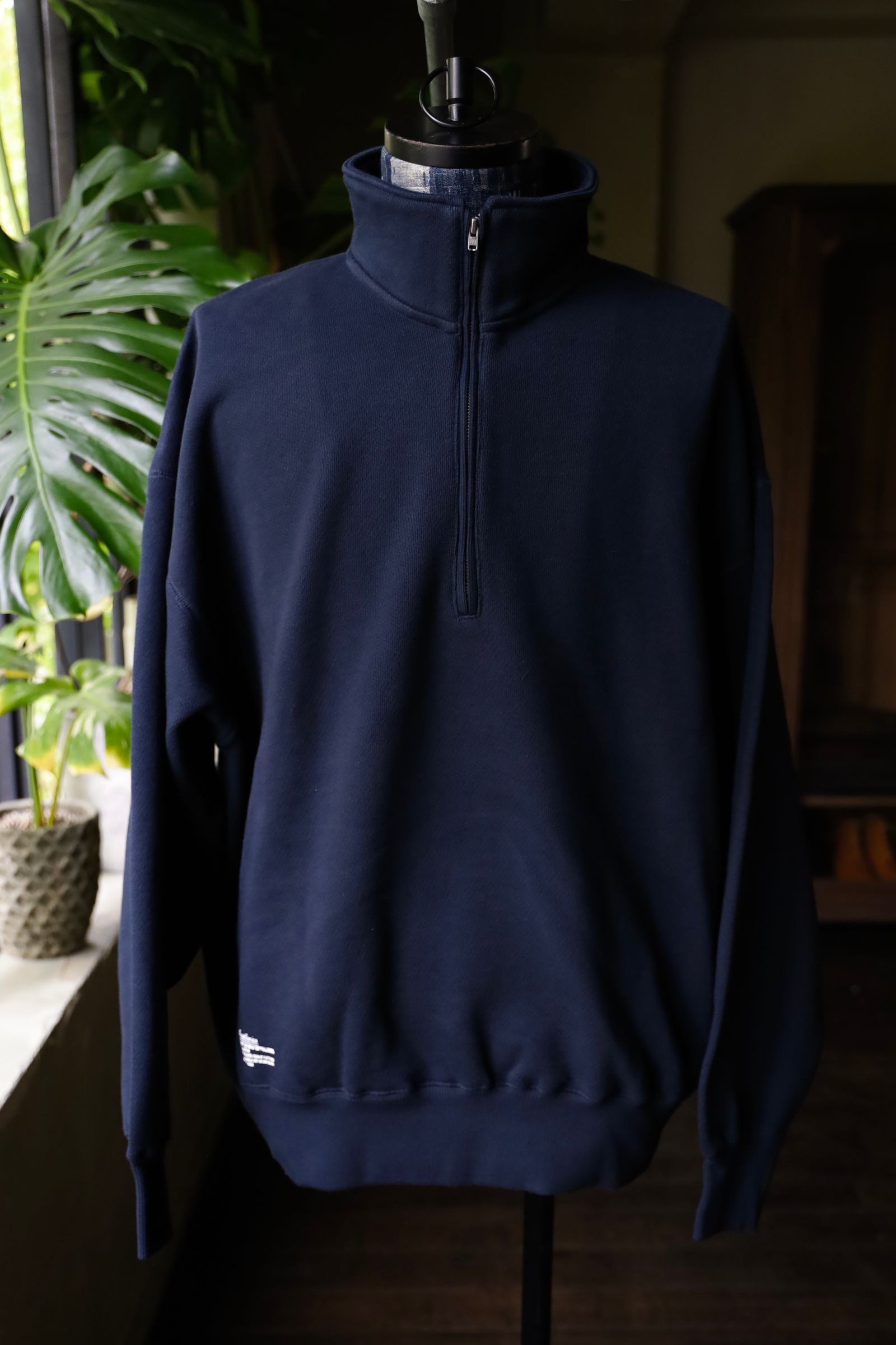 フレッシュサービス HEAVY OZ  HALF ZIP  PULLOVER(FSC244-70162)NAVY