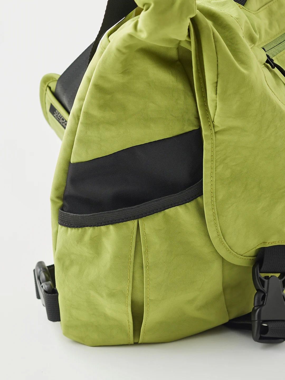 セダンオールパーパス SS24 Overdyed Nylon Messenger Bag (SD24S-BG01)Washed Khaki