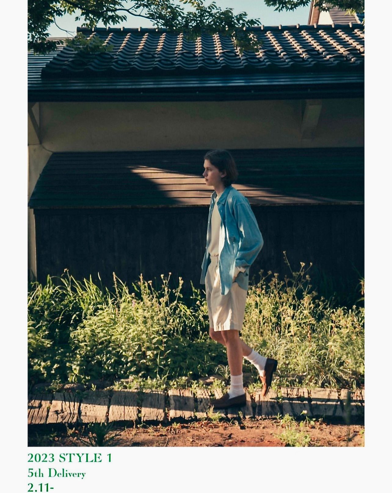 アプレッセ23SSデニムシャツ Washed Chambray Shirt(223SAP-02-01H)INDIGO