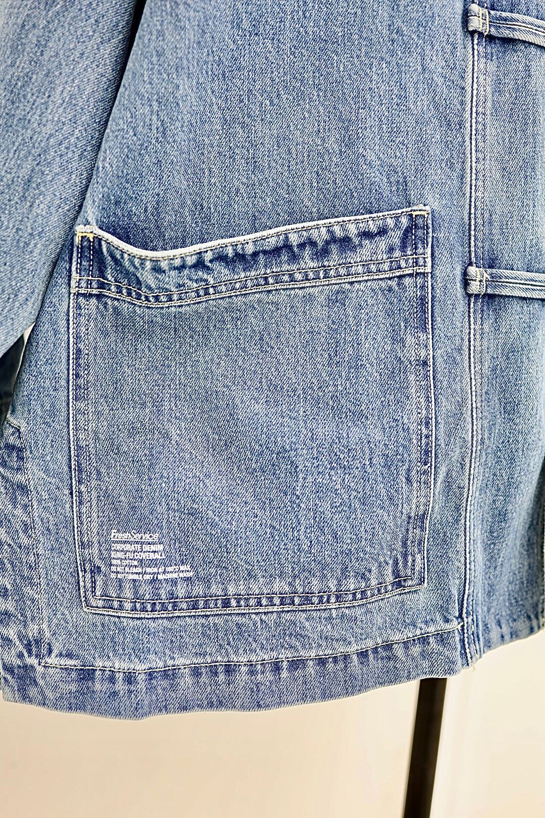 フレッシュサービス CORPORATE DENIM KUNG-FU COVERALL(FSC261-20125FB)LIGHT WASH☆12月20日(土)発売！