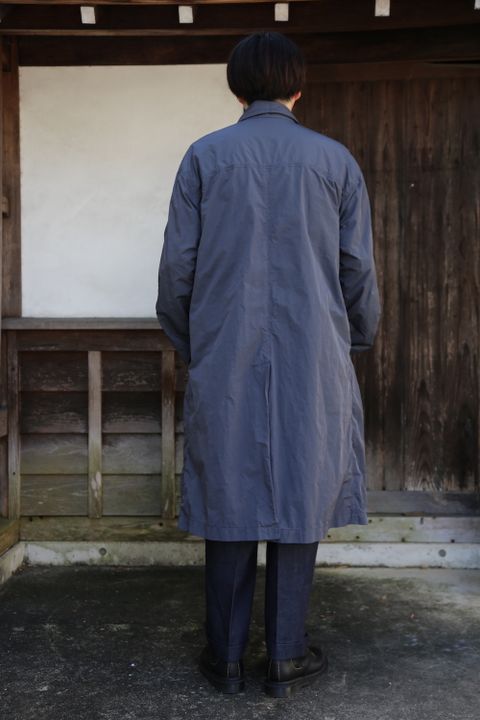 Graphpaper Garment Dyed Shop Coat"D.GRAY"(GM203-10192B) style.2020.8.15.