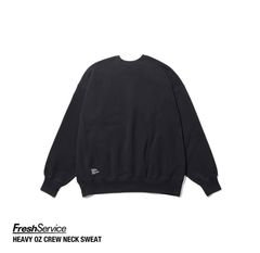 フレッシュサービス HEAVY OZ CREW NECK SWEAT(FSC244-70160)BLACK
