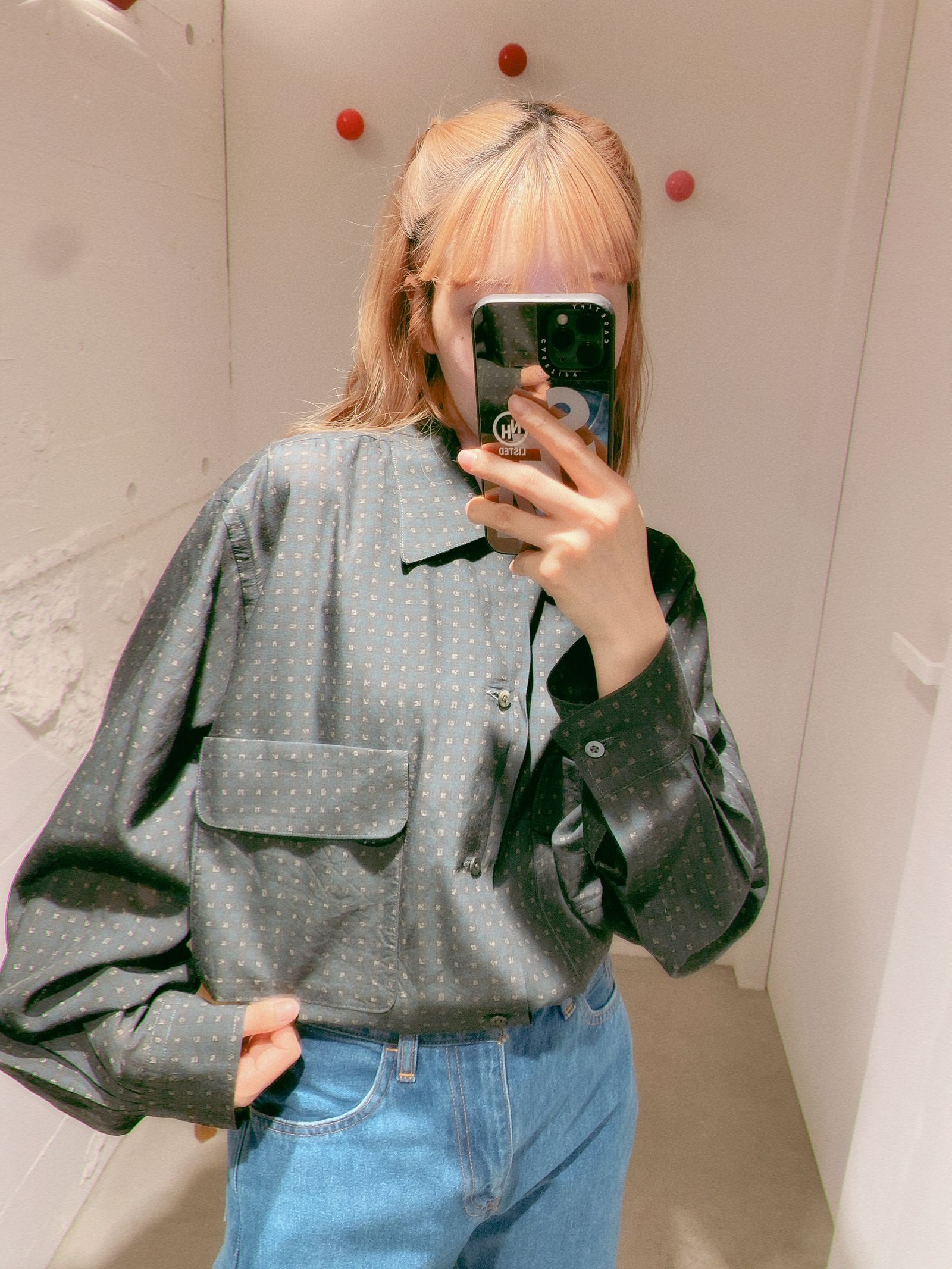 YOKE - ヨーク24SS PIXEL LOW PLAID OPEN COLLAR SHIRT YOKE - ヨーク24SS PIXEL LOW PLAID OPEN COLLAR SHIRT