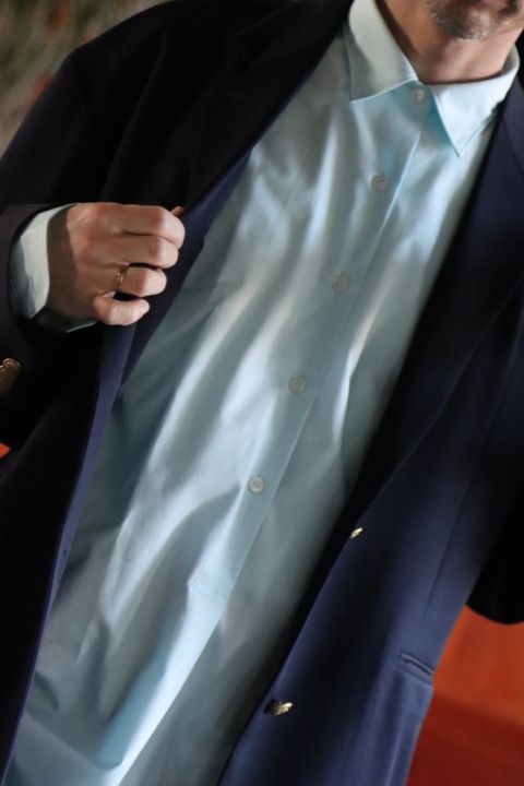 A.PRESSE Pullover Granpa Shirt(22SAP-02-08AH)MINT style