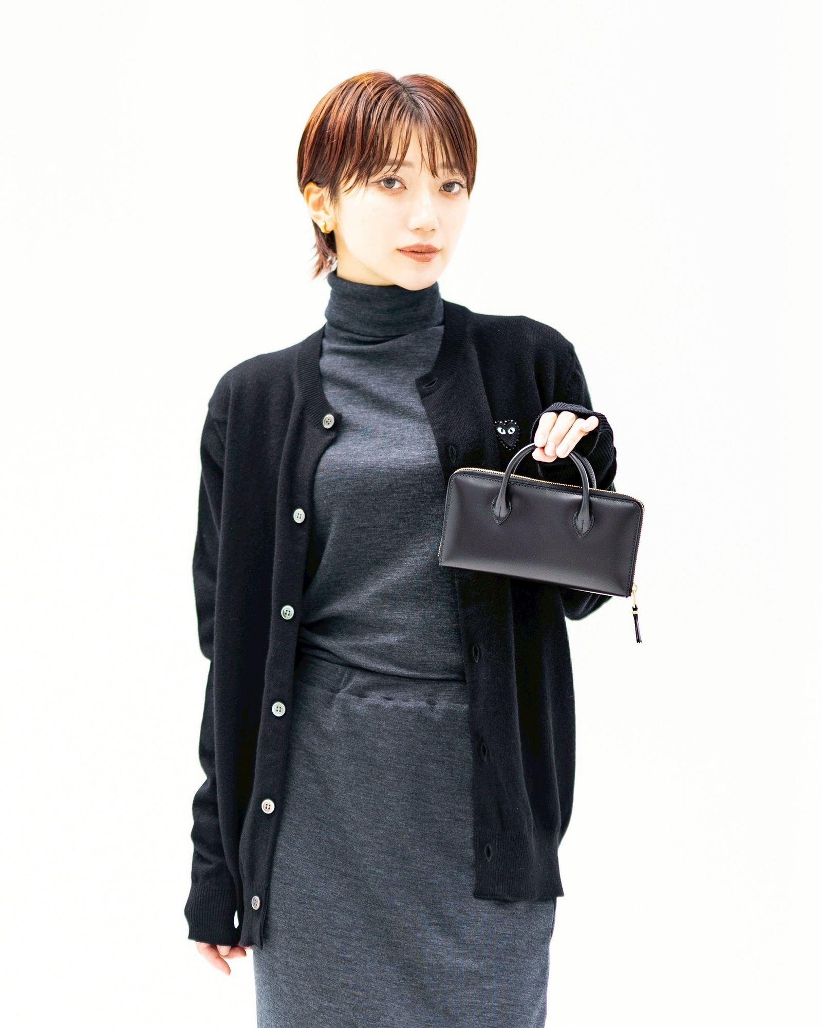 コムデギャルソン 財布 HANDELS BIFOLD ZIP LONG WALLET (8Z-U110-051)BLACK