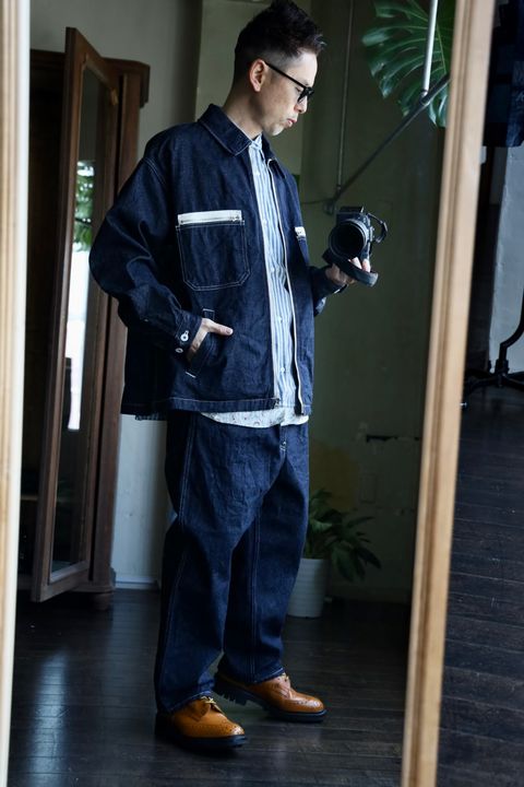 COMME des GARCONS HOMME  ジップアップデニムジャケットスタイル2025.4.4.