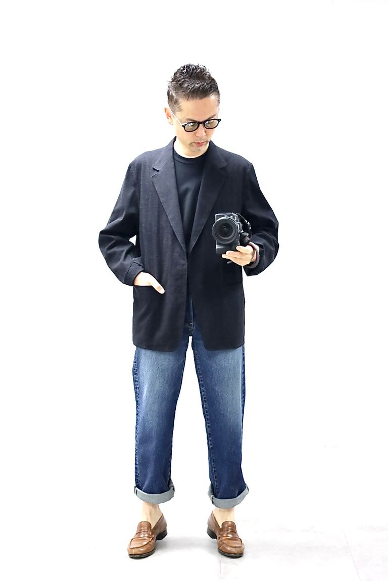 blurhms 26SS Silk/Cotton Nep Cardigan Jacketスタイル2026.3.14.