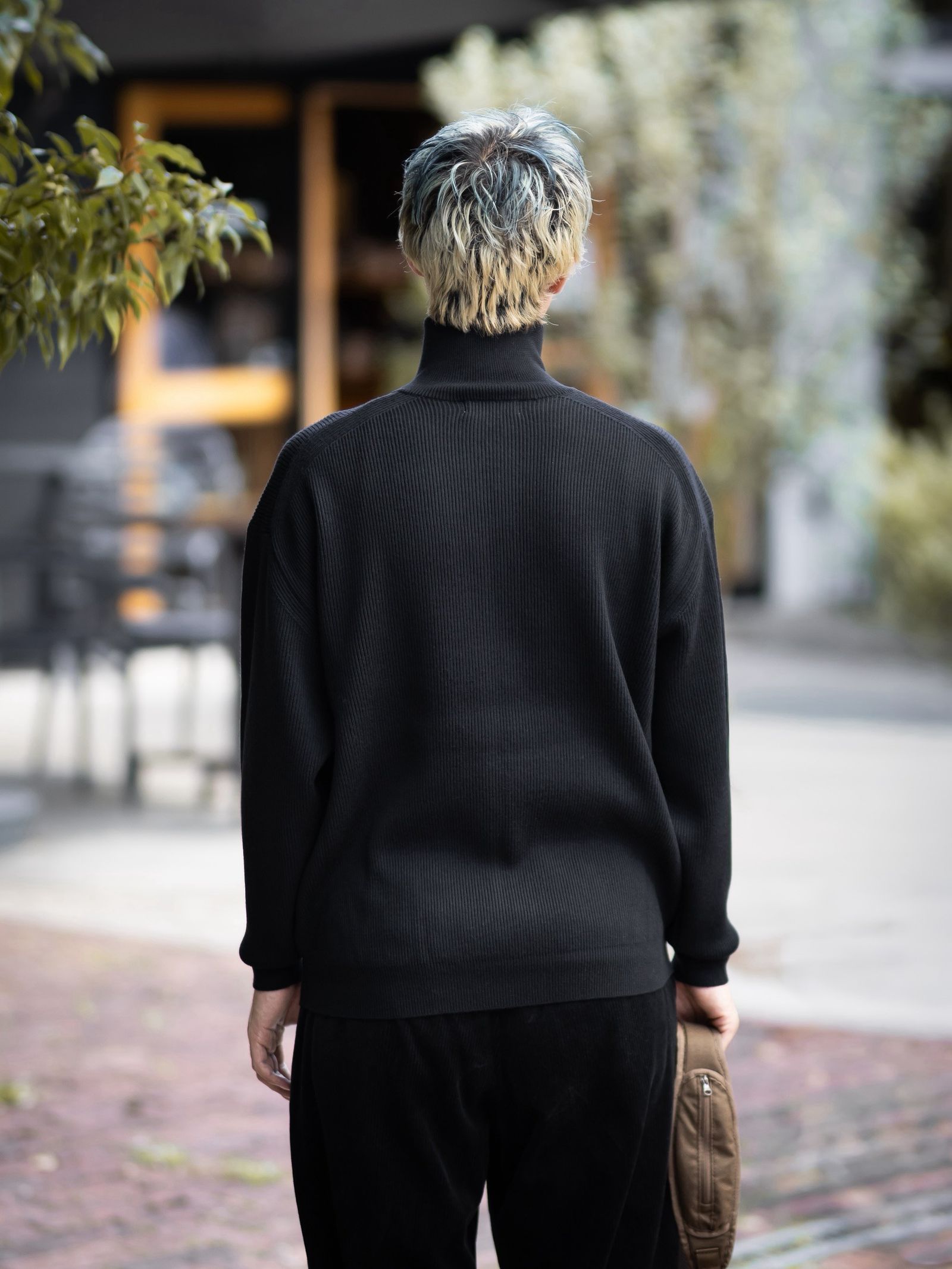Graphpaper High Density Drivers Knit MARKスタイル