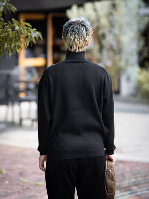 Graphpaper High Density Drivers Knit MARKスタイル