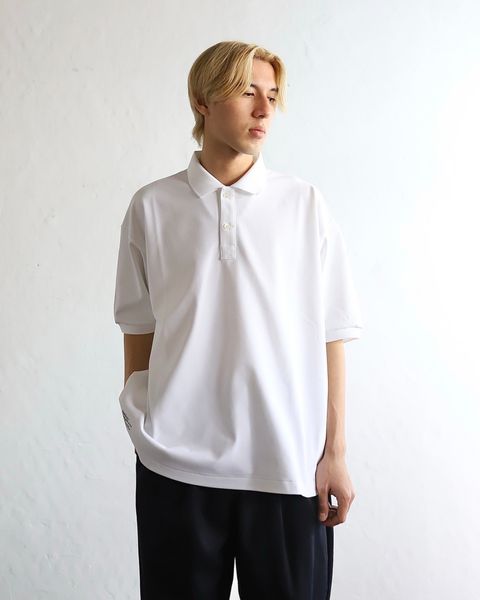 FreshService 24SS 新作DRY PIQUE JERSEY S/S POLO(WHITE) style 2024.3.22