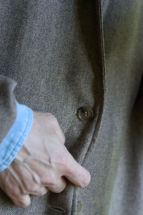 S.F.C 23FW TAILORED SHIRT JACKET"BEIGE"スタイル