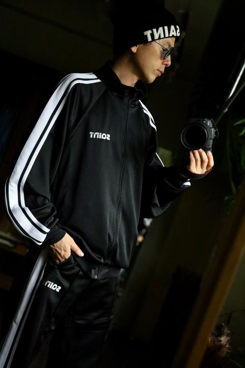 ©SAINT M×××××× TRACK JACKETスタイル.