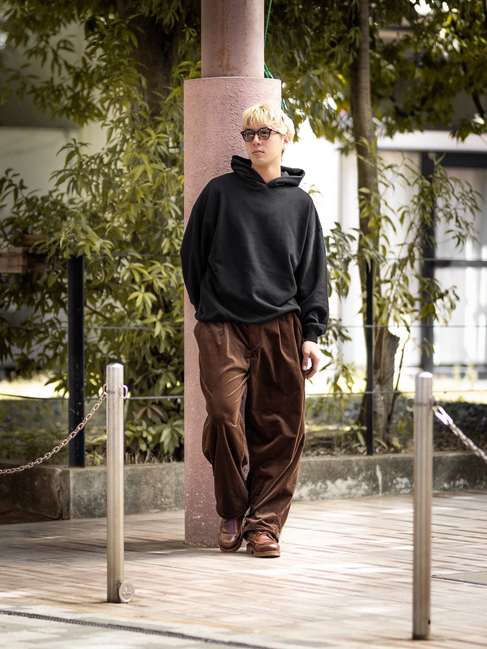 Graphpaper AZUMA Terry Hoodie (BLACK) MARKスタイル！