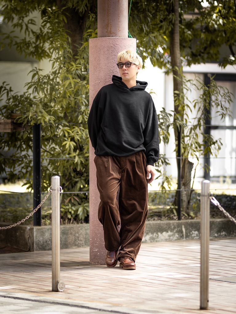 Graphpaper AZUMA Terry Hoodie (BLACK) MARKスタイル！