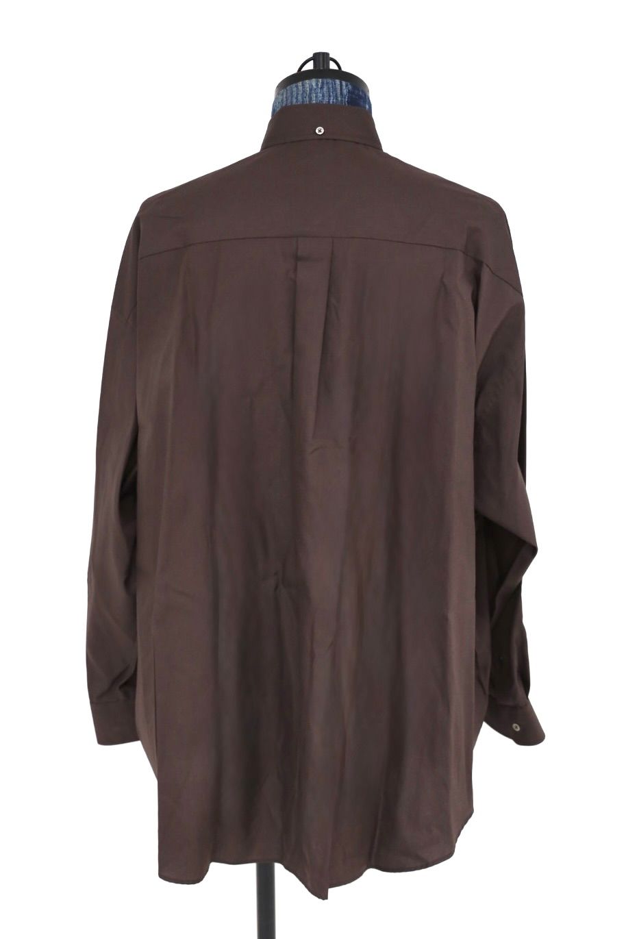 グラフペーパー Easy Care Poplin L/S Oversized B.D Shirt(GM263-50620)BROWN☆7月11日(土)発売！