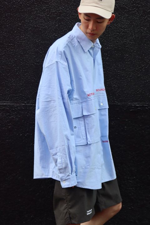 FreshService フレッシュサービス 23AW 新作AS ×FS OXFORD FLAP POCKET L/S SHIRTスタイル