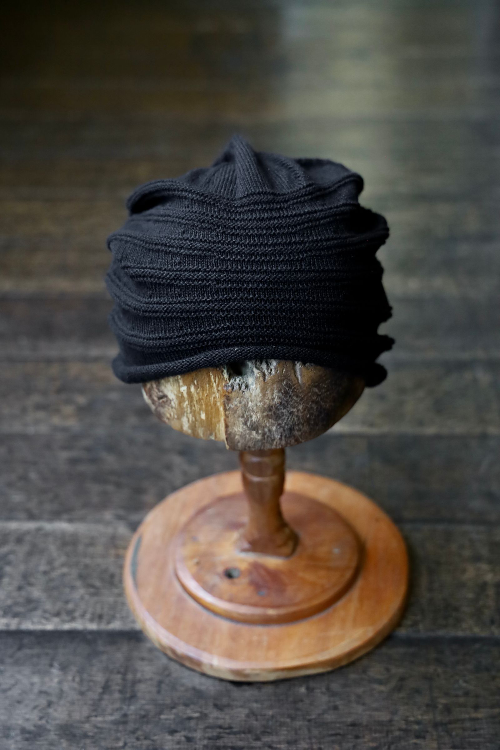 Y's for men　ワイズフォーメン　ヨウジヤマモト　ニット帽　黒 yohji yamamoto - Yohji Yamamoto POUR HOMME 25AWニットハット