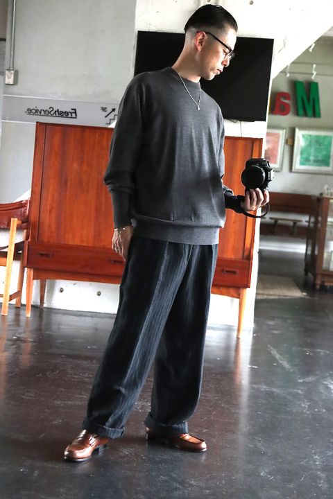 A.PRESSE 22FW L/S Knit T-Shirt スタイル.2022.8.17.
