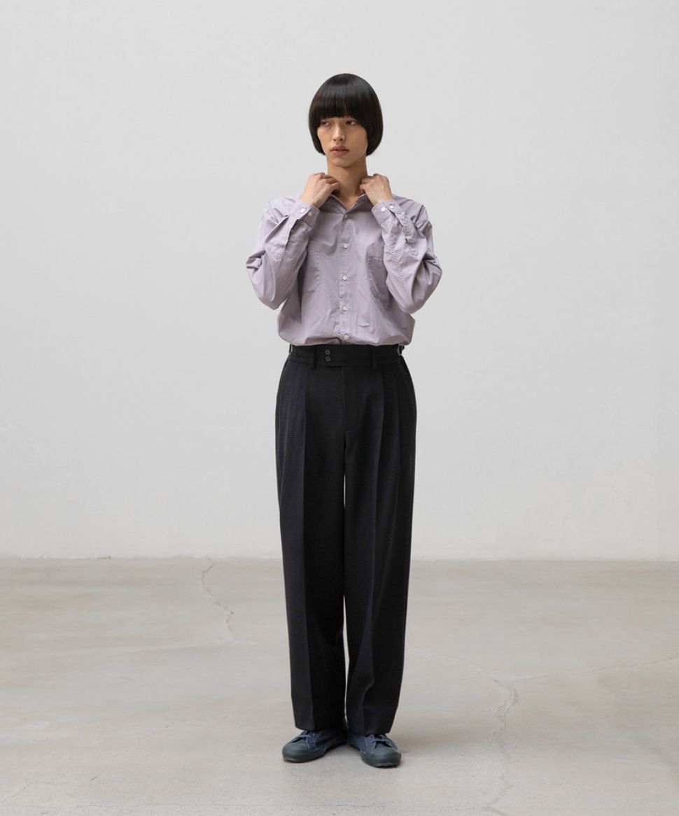 ANOTHER OFFICEアナザーオフィス Santiago Mild Slacks(AOEFPT008)Black☆10月10日(金)新作発売！
