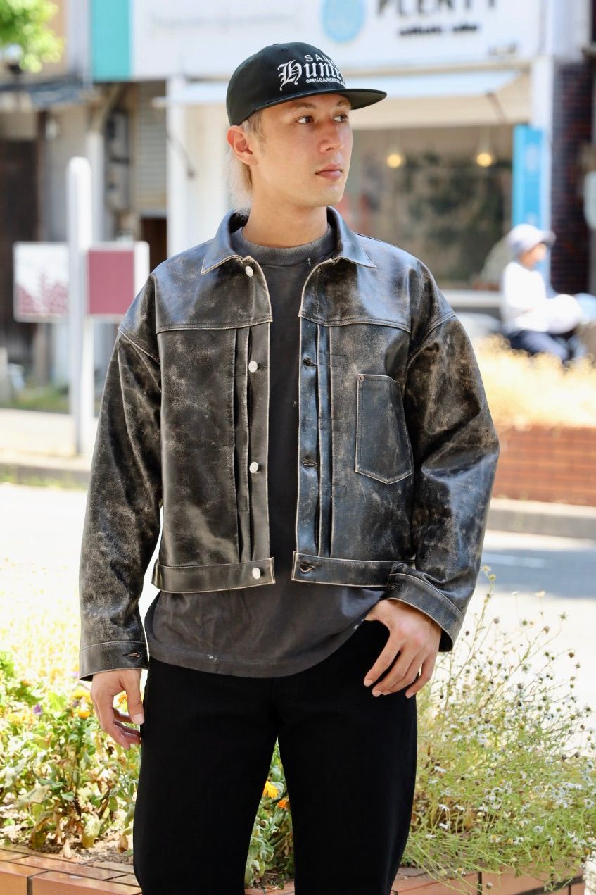 SAINT Mxxxxxx BBJ_LEATHER JACKET スタイル ！