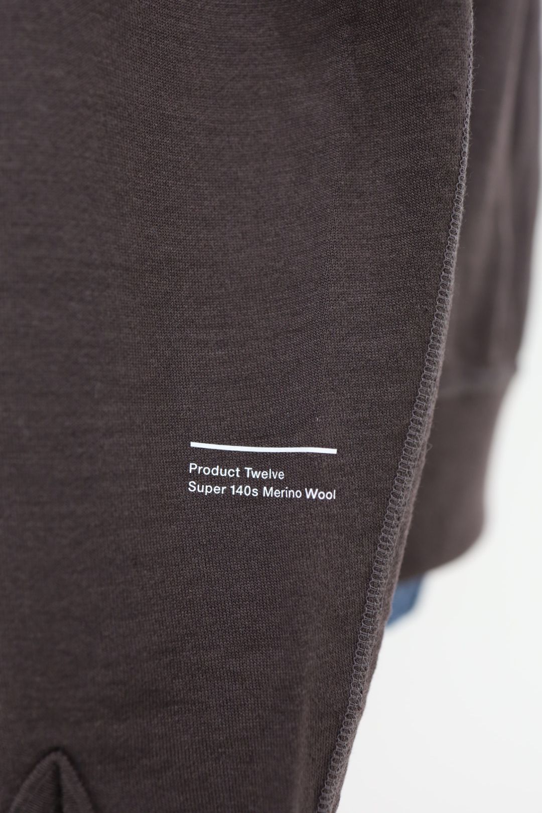 プロダクトトゥエルブ SS26 Super 140’s Melino Wool Zip Up Parka (26SS-PCS01)BROWN