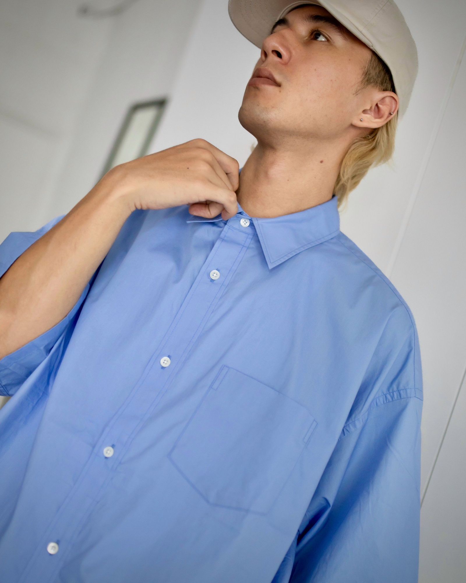 FreshService SPOT CORPORATE UNIFORM S/S SHIRT(L.BLUE) style 2024.6.28