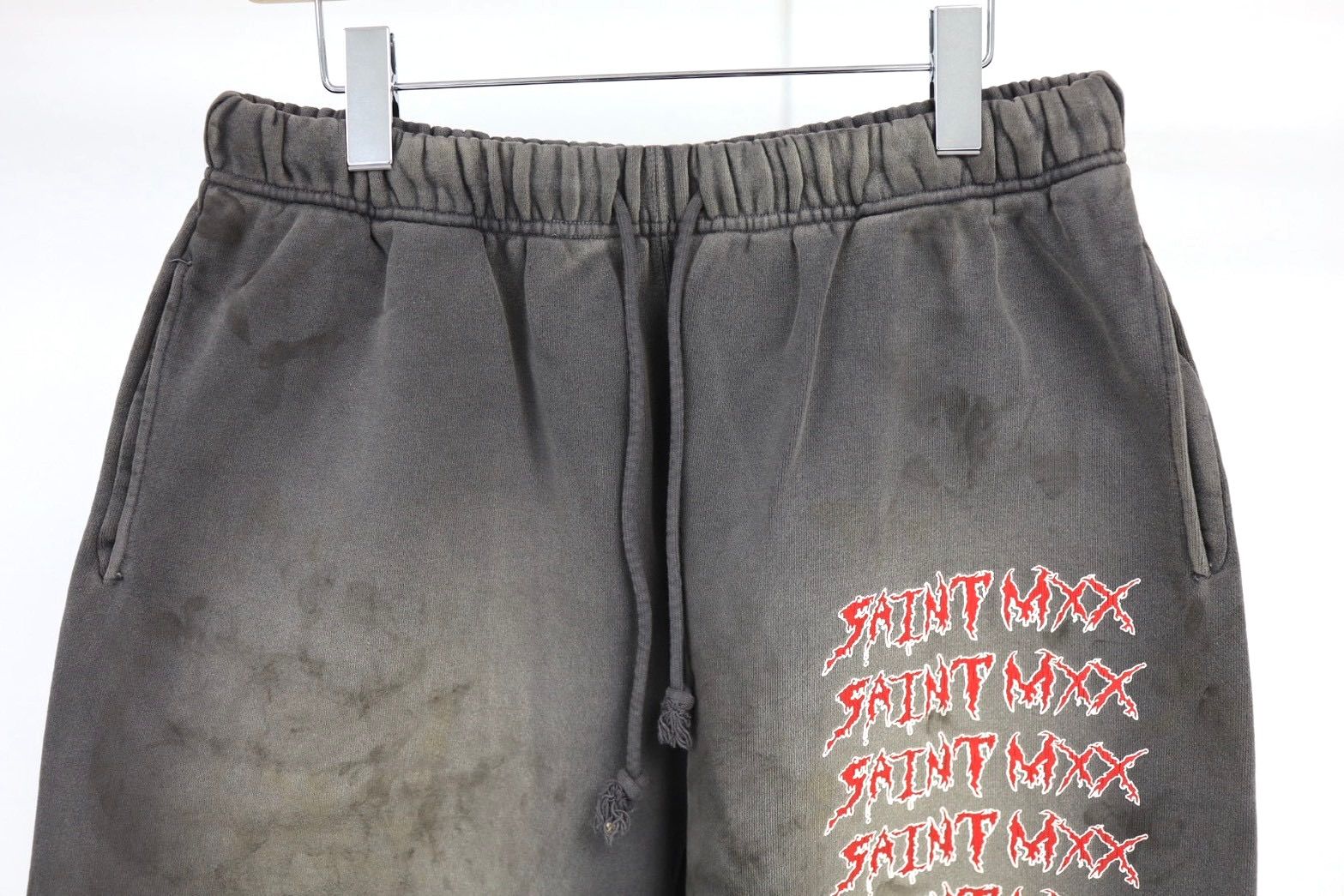 セントマイケル 26SS SAINT MXX SWEAT SHORTS(SM-MK8-0000-068)CHARCOAL☆4月11日(土)発売！
