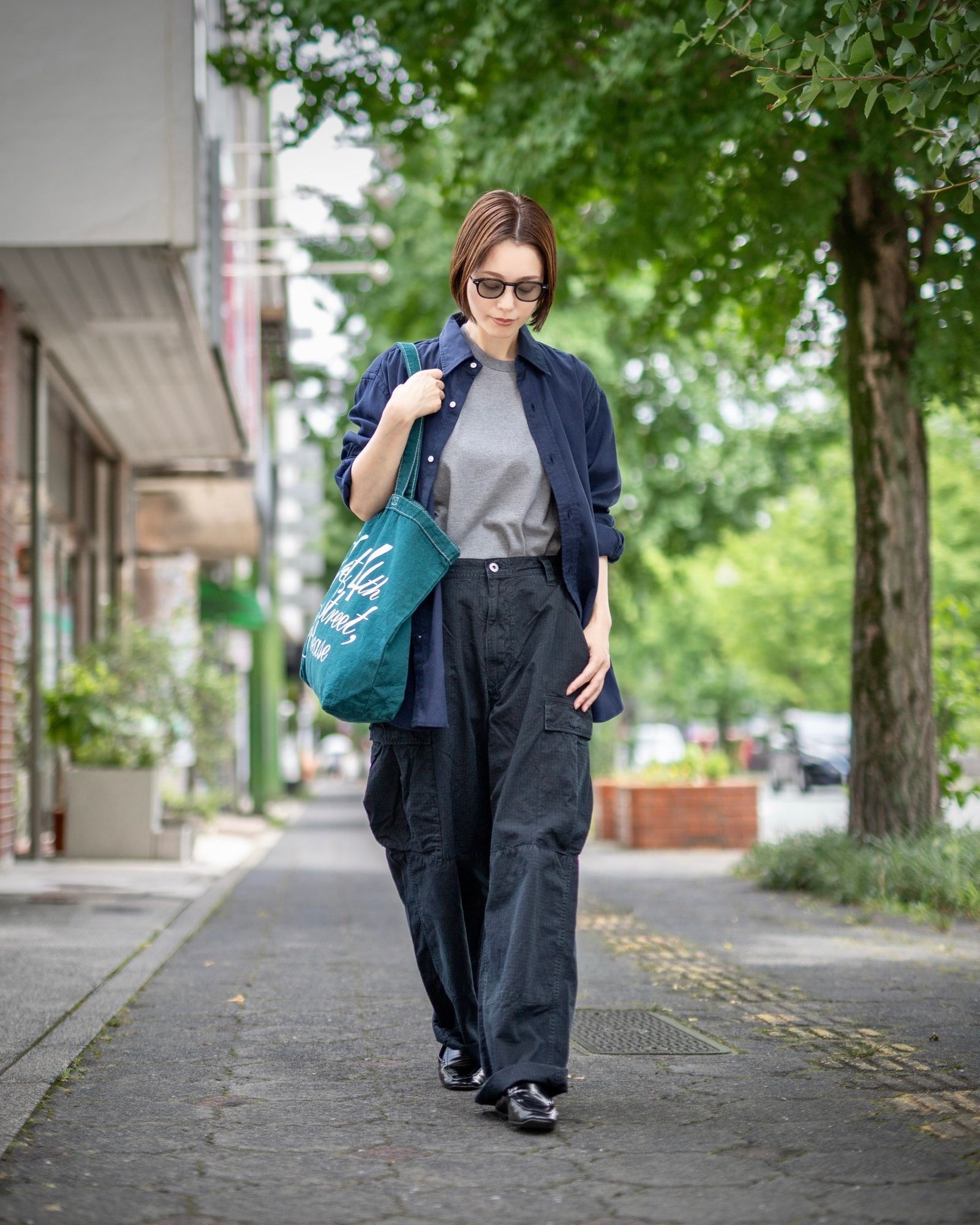 A.PRESSE  Twill Regular Collar Shirt style 2024.07.13