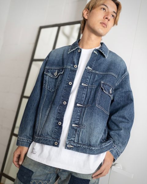 FDMTL DENIM JACKET 3YR WASH スタイル