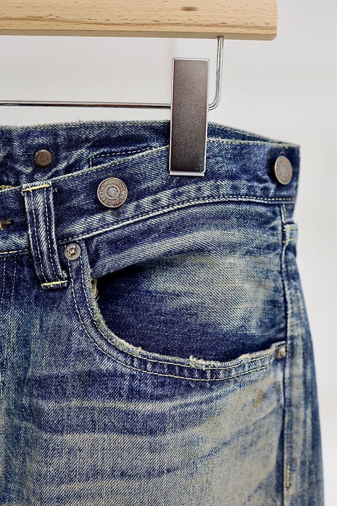 セントマイケル25AWベルベルジンコラボ BB_DENIM PNT (SM-HR1-0000-C60)DAMAGE☆12月13日(土)新作発売！