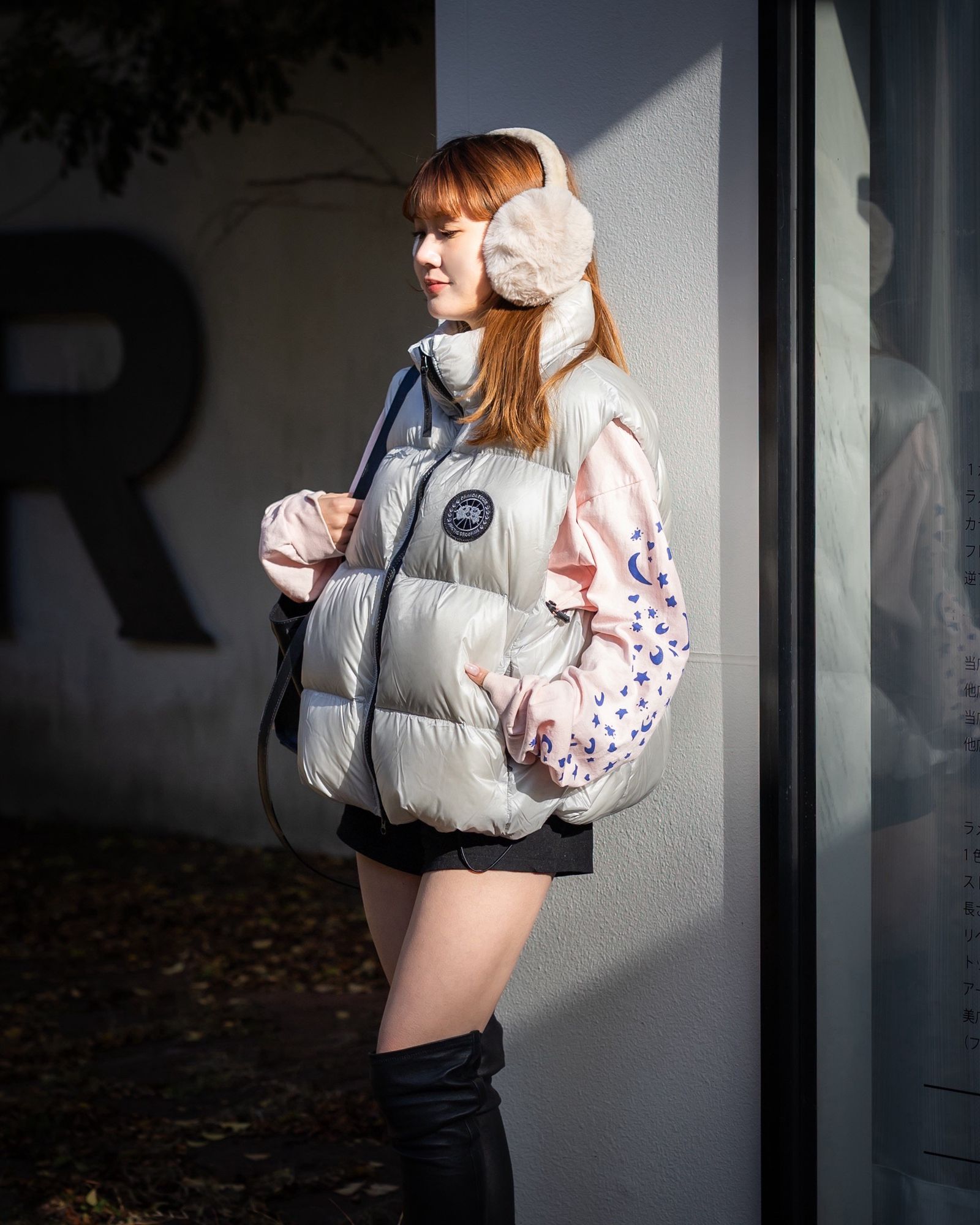 CANADA GOOSE 新作 Cypress Puffer Vest Black Label style.2026.1