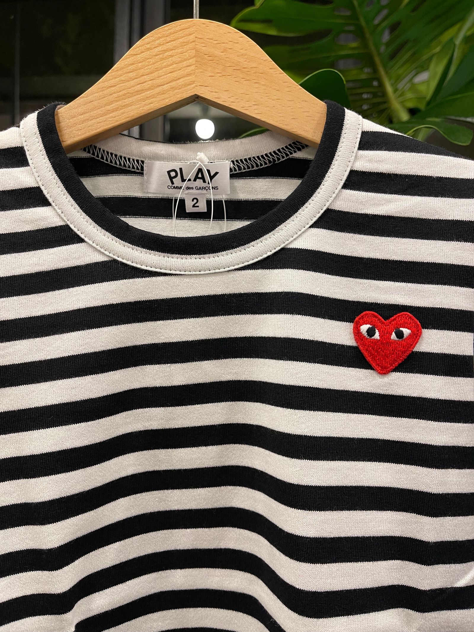 PLAY COMME des GARCONS - プレイコムデギャルソン PLAY STRIPED T