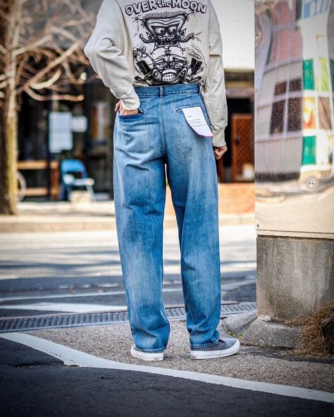グラフペーパー Selvage Denim Two Tuck Tapered Pants(LIGHT FADE INDIGO) 1月18日(土)新作発売！