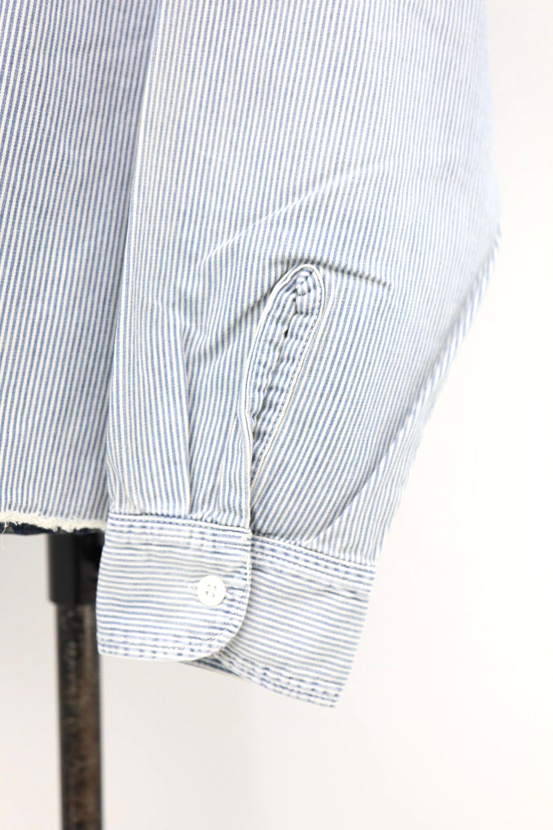セントマイケル 26SS HICKORY SHIRT/STRIPE(SM-MK8-0000-041)WHITE