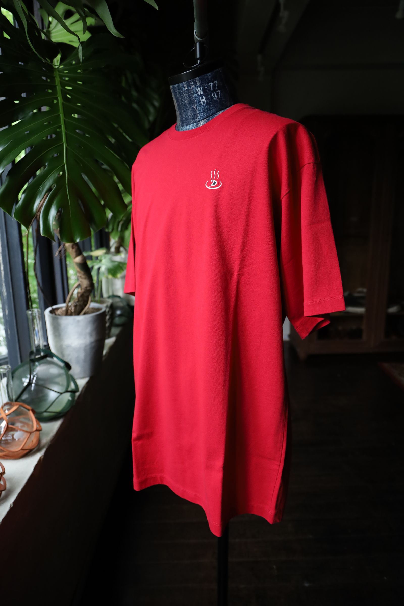 doublet - ダブレット24AW ONSEN NOREN T-SHIRT (24AW39CS342) RED | mark