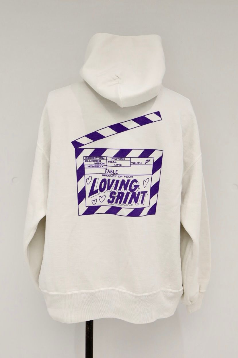 セントマイケル 26SS I LOVE SAINT HOODIE(SM-MK8-0000-058)WHITE★1月10日(土)発売！