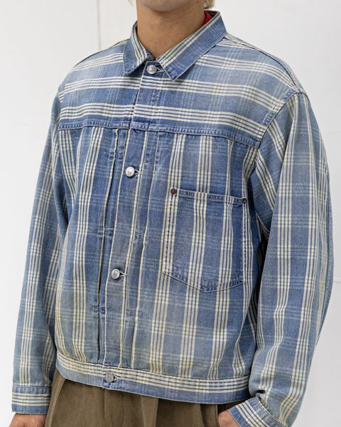A.PRESSE No.213 Indigo Palaka Denim Jacket   4月11日(土)新作発売！