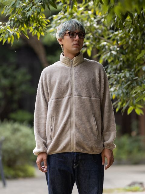Graphpaper Wool Boa Zip-Up Blouson MARK STYLE