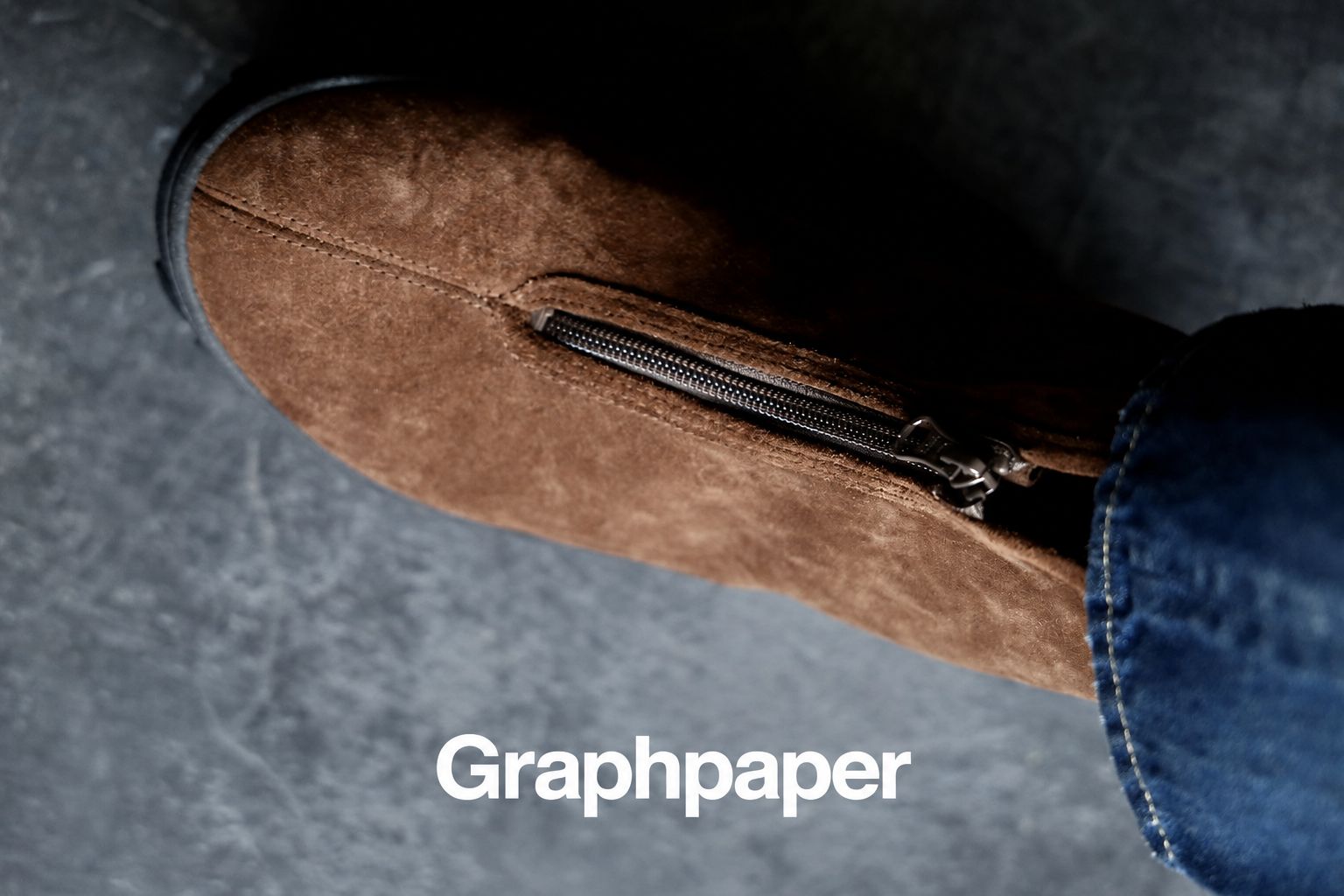 Graphpaper Cotton Wool Slub Oversized Half Zip Knitスタイル2026.9.24.