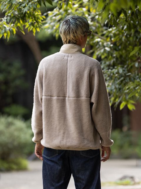 Graphpaper Wool Boa Zip-Up Blouson MARK STYLE