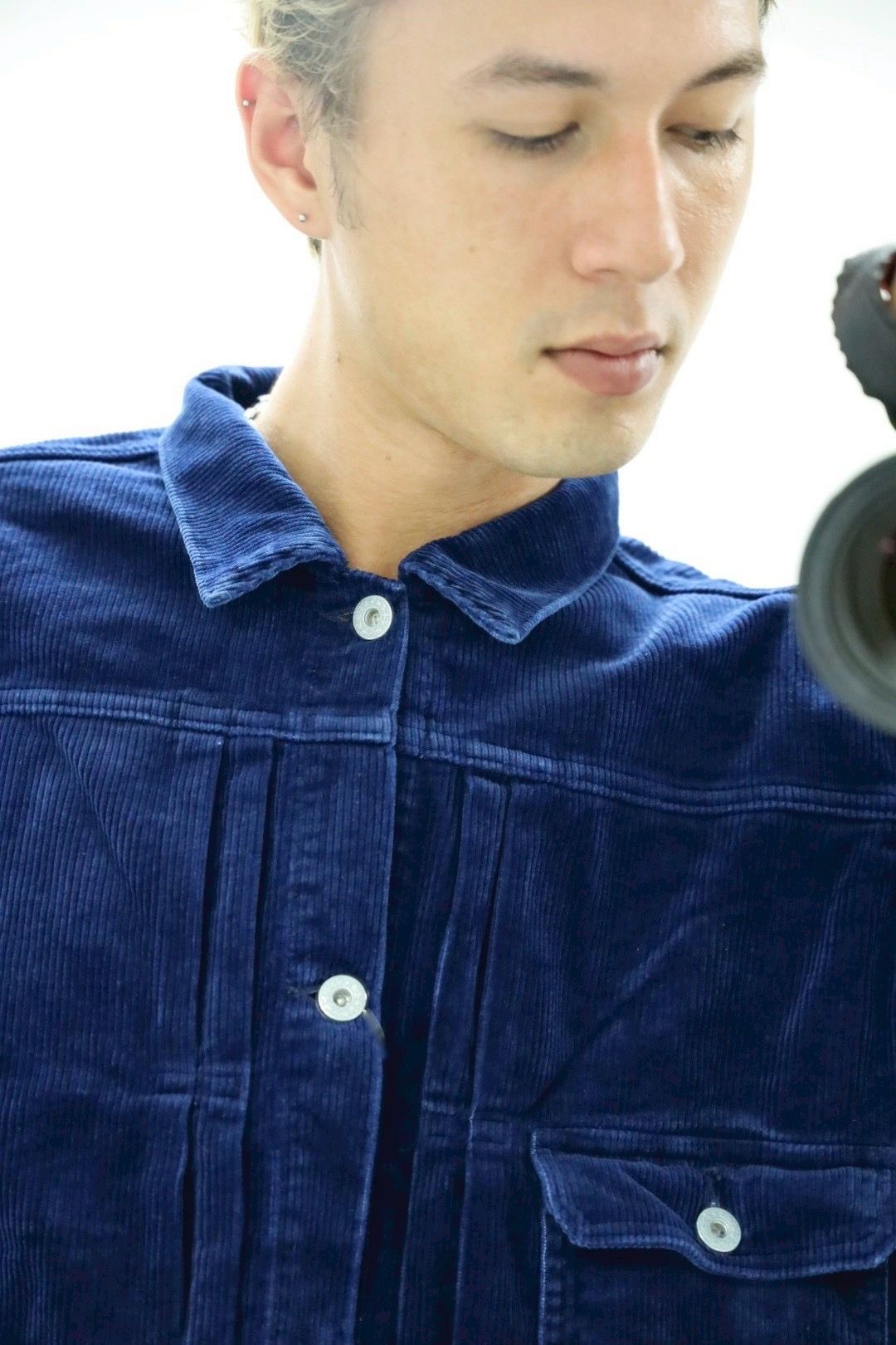 ファウンダ 25AW CORDUROY JACKET(015FD252019)INDIGO☆新作発売！