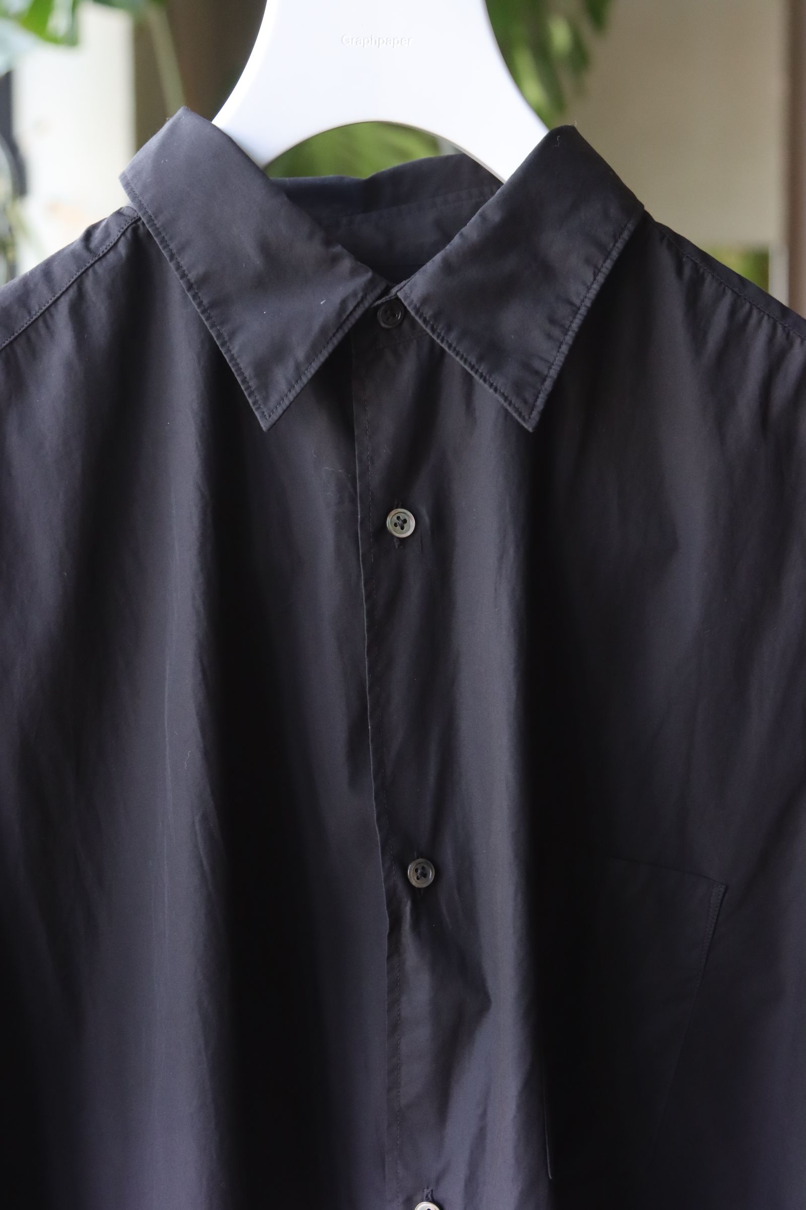 Graphpaper - グラフペーパー24SS Broad L/S Oversized Regular