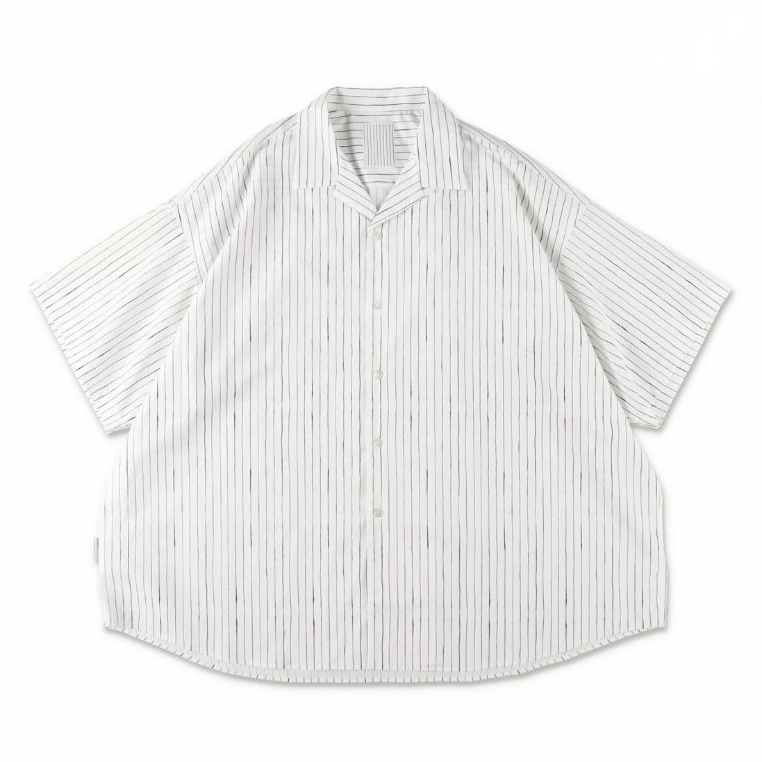 S.F.C 26SS エスエフシー COTTON STRIPE OPEN COLLAR SS SHIRT(SFCSS26S07)White☆5月9日(土)発売！