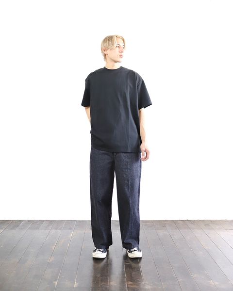 グラフペーパー24SS Heavy Weight S/S Oversized Tee (BLACK)style 2024.3.15