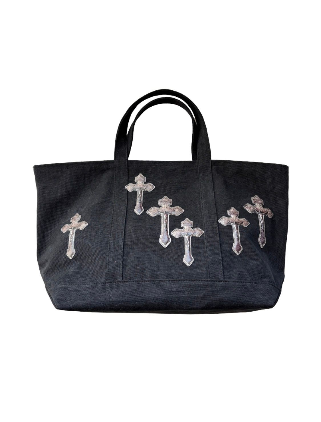 トーキングアバウト ジ アブストラクション 25AW CROSS TOTE BAG L (2526AW-AC-008)BLACK☆新作発売！