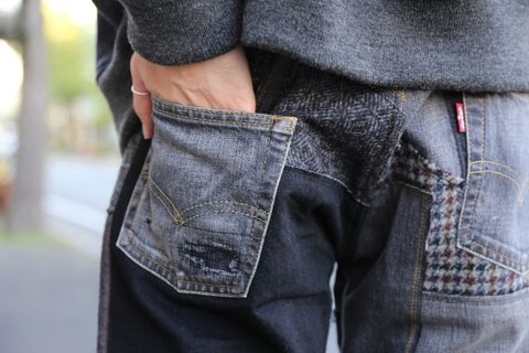 Hender Scheme stadium jumper(li-rc-stj)charcoal/natural Style.2020.10.12.
