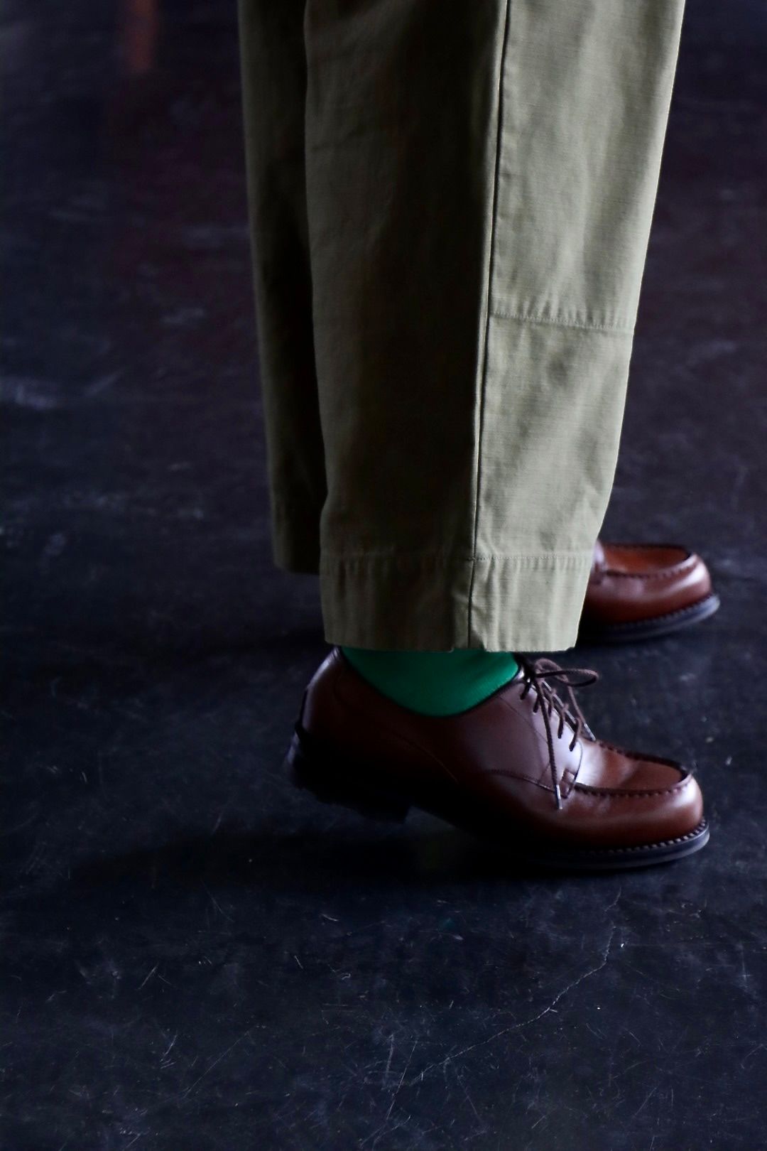 アプレッセ22FW MT Trooper Pants"OLIVE"スタイル