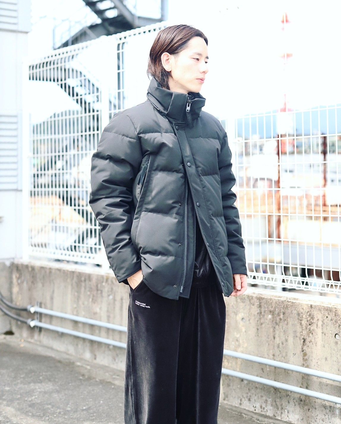 CANADA GOOSE カナダグース 23AW Wyndham Parka BLACK LABELスタイル